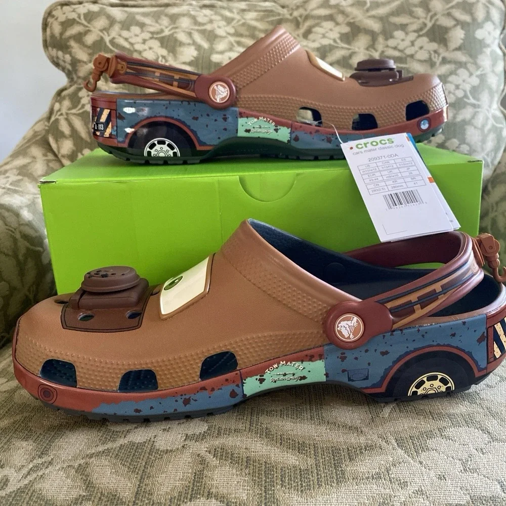 Crocs Cars Mater Classic Clog Men's 11/Women's 13